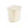 Rechthoekige pedaalemmer 5 Liter Wit