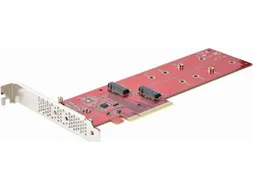 Dual M.2 PCI Express SSD Adapter Kaart