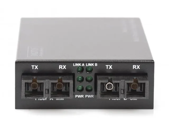 Fast Ethernet Multimode/Singlemode mediaconverter SC/SC tot 20 km