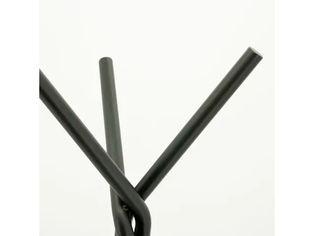 Staande Kapstok 160cm 3 Haken Zwart