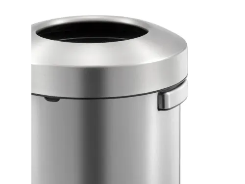 EKO Afvalbak Urban Bin 50 Liter mat Rvs Open top