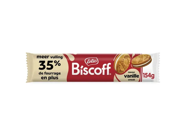 Biscuits sandwich Lotus Biscoff vanille 15 pièces