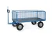 Handtrekwagen Trekoog 6436lz 1250kg 2000x1000mm Draadgaas Luchtbanden