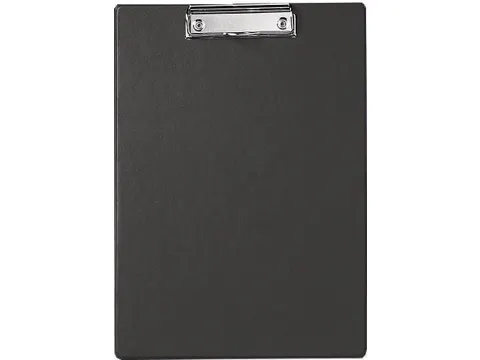 Klemplaat PP A4 Zwart