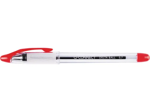 Balpen Met Dop Delta Navulbaar Medium Rood