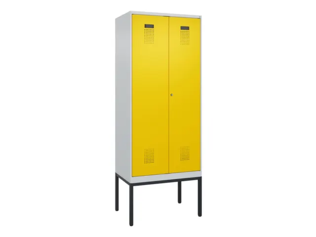 locker voor scheiding van kleding,HxBxD 2120x800x500mm,2vak