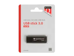 Quantore USB-stick 3.0 16GB Zwart