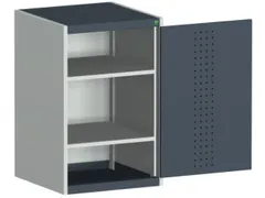 kast met geperforeerde platen,HxBxD 1000x650x650mm,2xStalen bodem