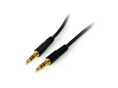 1,8m slim 3.5mm Stereo Audio kabel M/M