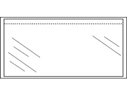 Paklijstenvelop Cleverpack Zelfklevend Onbedrukt Din 110x230mm Transpa