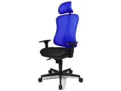 Topstar Bureaustoel HEAD POINT SY Netbekleding In Blauw