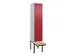 locker voor scheiding van kleding,HxBxD 2120x400x815mm,1vak