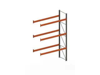 palletstelling,aanbouwveld,HxBxD 4400x2785x1100mm,vakl. 3000kg - 1