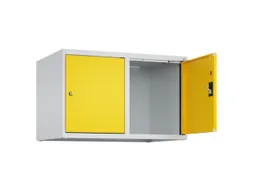 opzetkast,v. locker,2vak.,vak B 400mm,HxBxD 500x800x500mm,cilinderslot