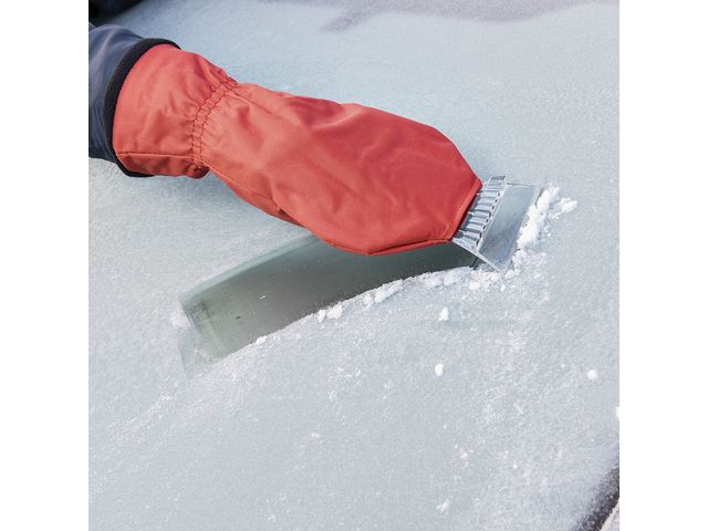 Proplus Grattoir à glace PropPlus avec gant polaire assorti