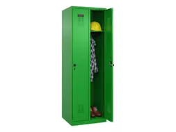 locker,HxBxD 1850x600x500mm,2vak,vak B 300mm,draaigrendel