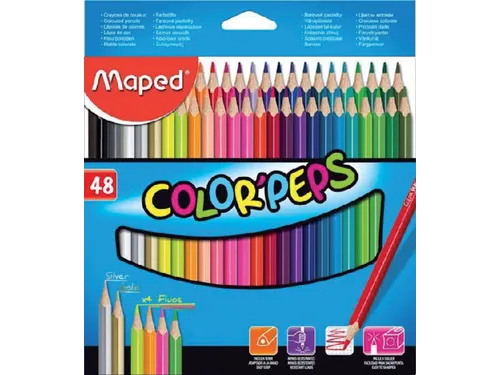 Kleurpotlood Maped Color'Peps set à 48 kleuren