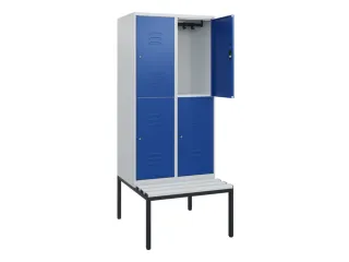 Dubbeldekse dekenkist,HxBxD 1950x800x815mm,2x2vak.,vak B 400mm - 2