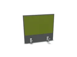 opzetpaneel bureau aanbouw achter MS-donkergrijs BN7048-groen 600mm