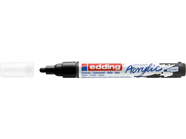 Acrylmarker edding e-5100 medium zwart