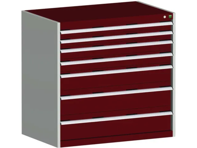 ladekast,HxBxD 1000x1050x650mm,7lade(n),lade voor zware lasten