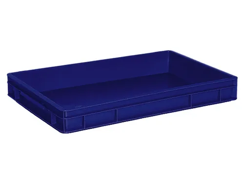 Euronorm Stapelkrat Pe 75x600x400mm 14liter Blauw
