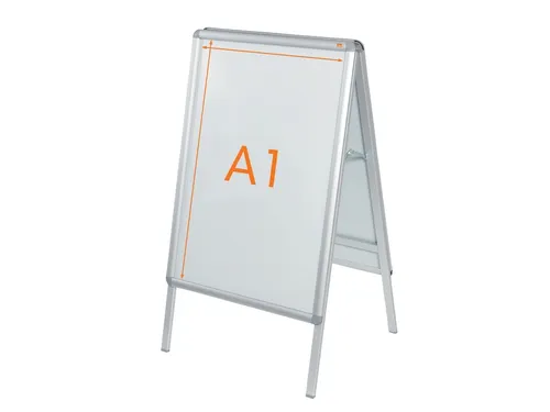 Stoepbord Nobo Essence A1 met kliklijst