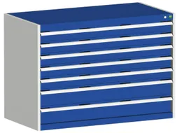 ladekast 900x1300x750mm 7laden zware lasten RAL7035 front RAL5010