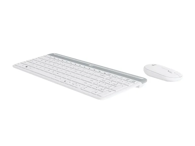 Logitech MK470 Toetsenbord QWERTY RF Draadloos en muis wit