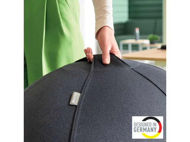 Ballon d'assise Leitz Ergo anti-basculement 55cm gris foncé