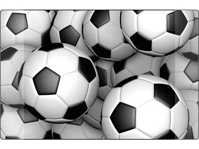 Bureauonderlegger Kangaro PP 38x58cm dessin voetballen