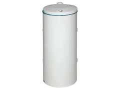 Afvalverzamelaar Staalplaat 120 Liter Brandveilig Verzinkt Ral 9010