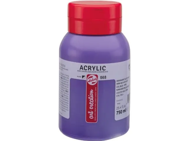 Art Creation acrylverf 750 ml permanent blauwviolet