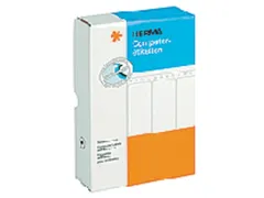Etiket Herma 8220 88.9x35.7mm Pinfeed 2-baans Wit 8000 stuks