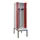 PBM-locker met bank,HxBxD 2120x600x815mm,2vak,vak B 300mm