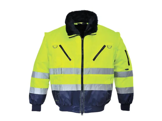 Portwest PJ50 3-in-1 pilotjack, fluo geel, maat L, per stuk