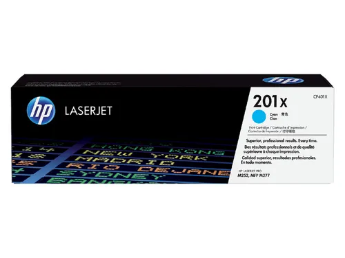 HP 201X Toner CF401X Blauw 2300 Pagina’s Origineel