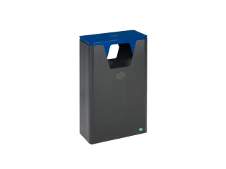 afvalverzamelaar,60l,HxBxD 825x500x250mm,2opening(en),binnenbak staal - 1