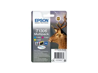 Epson T1306 XL Inktcartridge 3-Kleuren Voordeelpack - 1