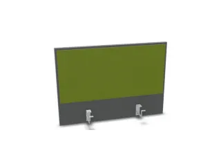 opzetpaneel bureau aanbouw achter MS-donkergrijs BN7048-groen 800mm - 1