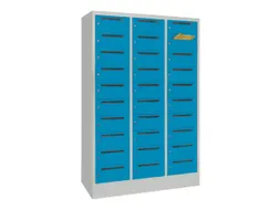 Postsorteerkast 1850x1230x500mm 3x10 Vakken Ral7035 Front Ral5012