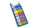 Marque-pages Info page marker 18x55mm 6x 25 pièces 6 couleurs