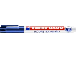 Cd marker edding 8400 rond blauw 0.5-1.0mm - 5