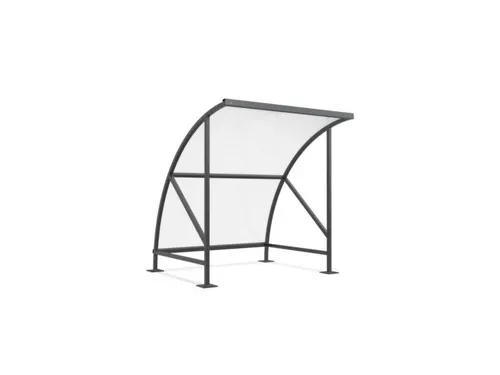 overdekte fietsenstalling,HxBxD 2290x2090x2180mm,dak polycarbonaat