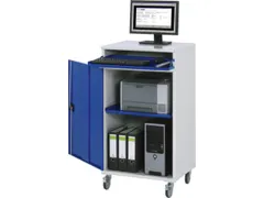 Computerkast 1185x 650x 520mm Verrijdbaar Uittreklade Voor Toetsenbord