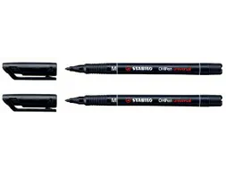 Viltstift STABILO OHpen 843/46 permanent rond medium zwart