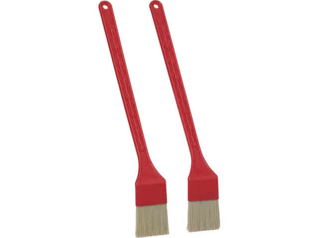 Hygiene Toastborstel 3002-4 set 2 stuks, rood, medium vezels, 395mm