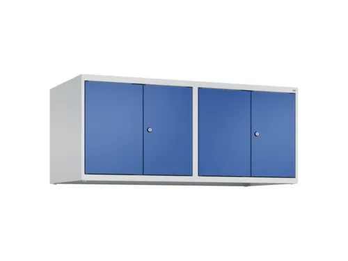 opzetkast,v. locker voor scheiding van kleding,4vak.,vak B 300mm