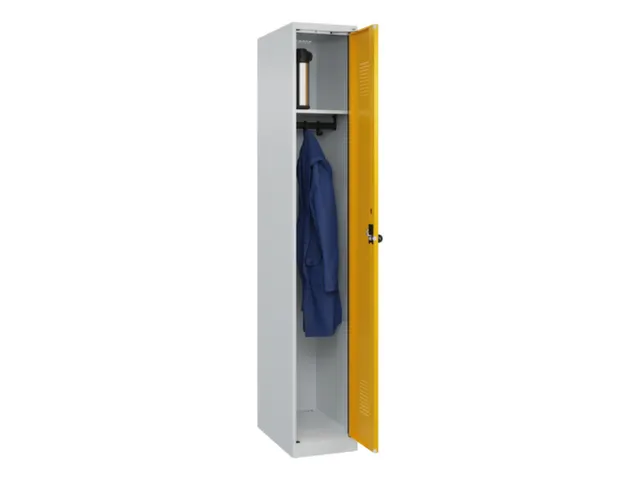 locker,HxBxD 1850x300x500mm,1vak,vak B 300mm,draaigrendel