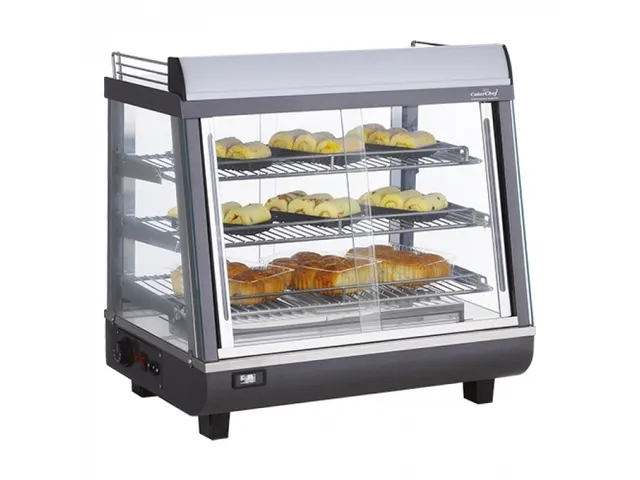 Caterchef Warmhoudvitrine Zwart 96 liter